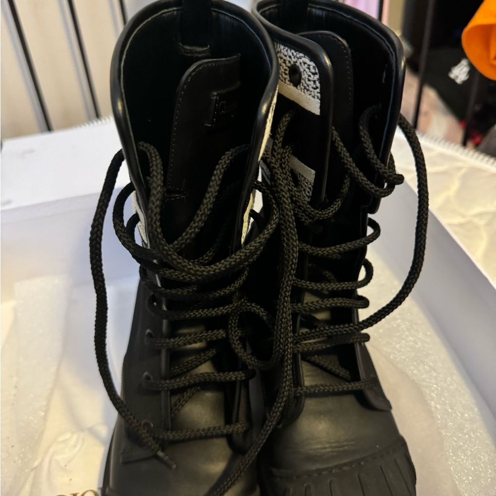 Christian Dior D-MAJOR ANKLE BOOT size 37 black - Picture 10 of 12